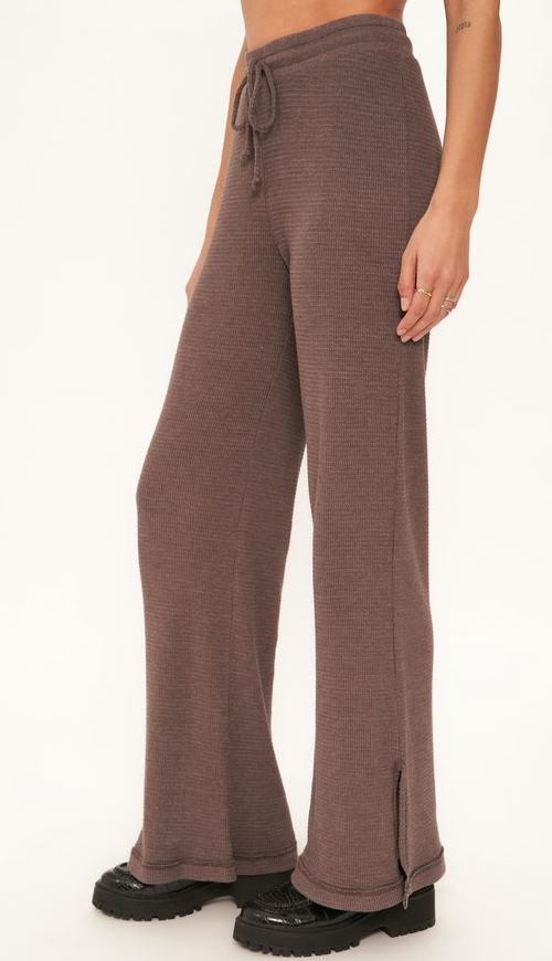 Thermal Side Slit Pant