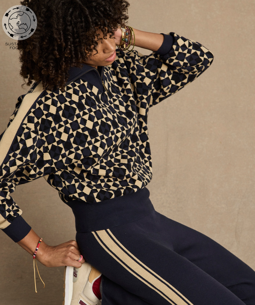 Cosmo Kairo Half Zip Knit