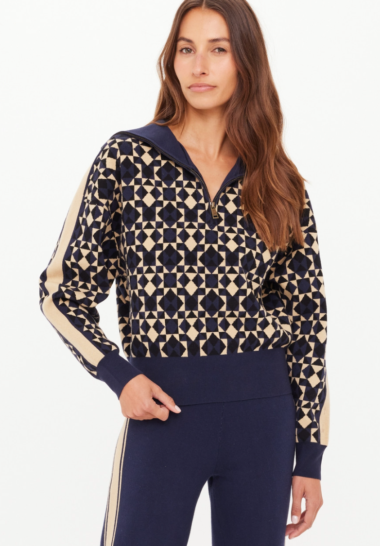 Cosmo Kairo Half Zip Knit