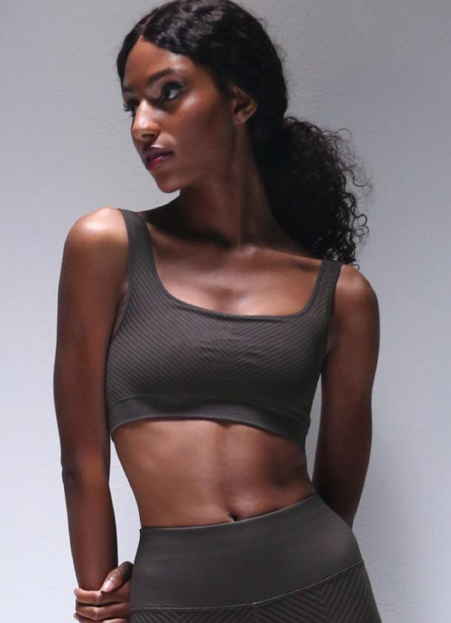 Avocado top sports bra