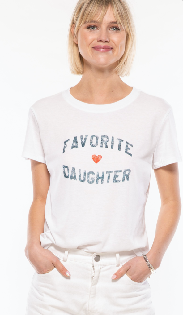 Woman in the Sub_Urban Riot Favorite Daughter Loose Tee