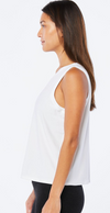 Side view of the Beyond Yoga Featherweight Balanced Muscle Tank