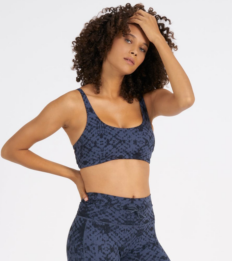 Yosemite Bra, Isle Blue Strappy Sports Bra