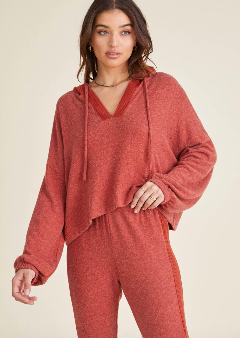 Project Social T Savannah Heathered Cozy Hoodie 