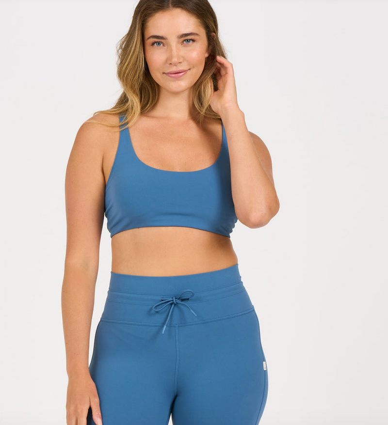 Yosemite Bra, Isle Blue Strappy Sports Bra