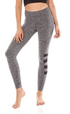 Front view of the Strut This Memphis Ankle Legging in gray 