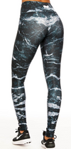 Back view of the Goldsheep Long Legging - Grey Marble