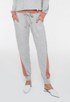 Front view of the Cooper Color Blocked Sweatpants by Project Social T 