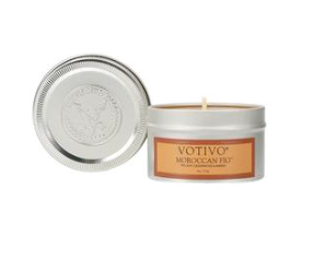 Votivo Travel Tin Candle in Moroccan Fig