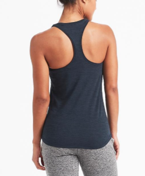 Back view of the Vuori Lux Performance Tank Top