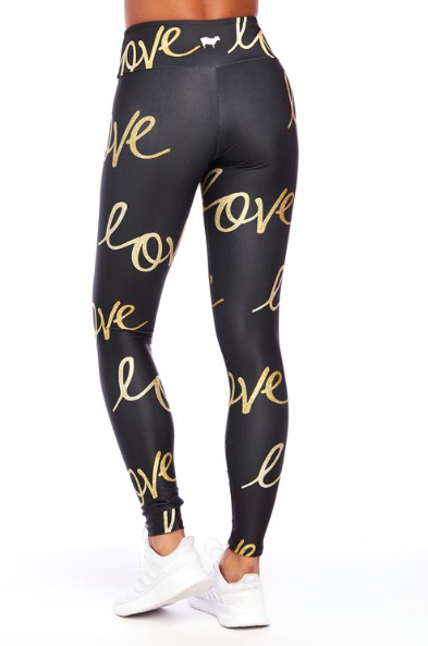 Back view of the Goldsheep Love Legging