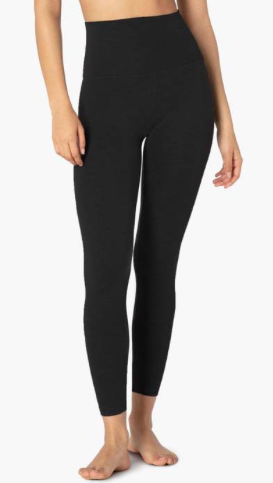 Heather Rib High Waist Midi Legging